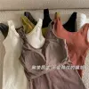 For women, this autumn and winter woolen thermal underwear with thickened fleece and a chest pad can be worn on the outside and as a base layer on the inside Application Scenario